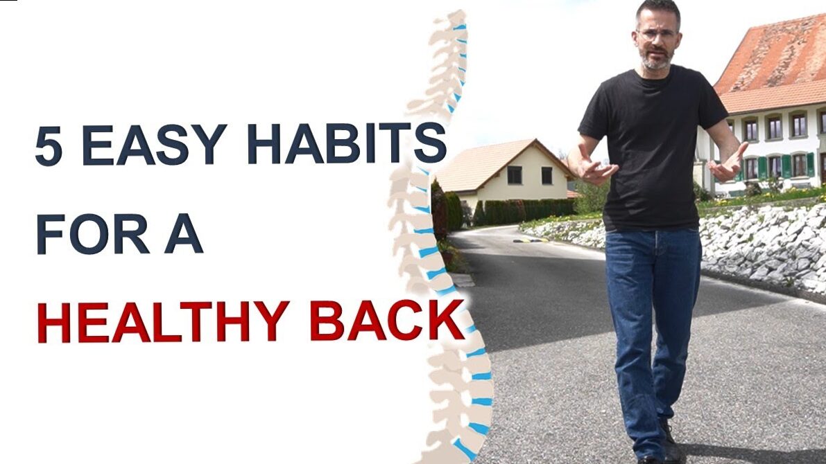 3 daily habits to keep your back healthy